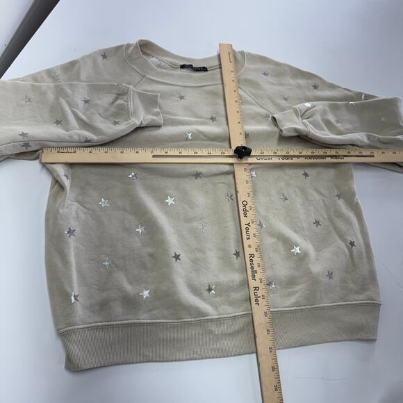 Wildfox‎ Sweatshirt Womens X Small Cream Twinkle Sommers Pullover - Picture 7 of 9